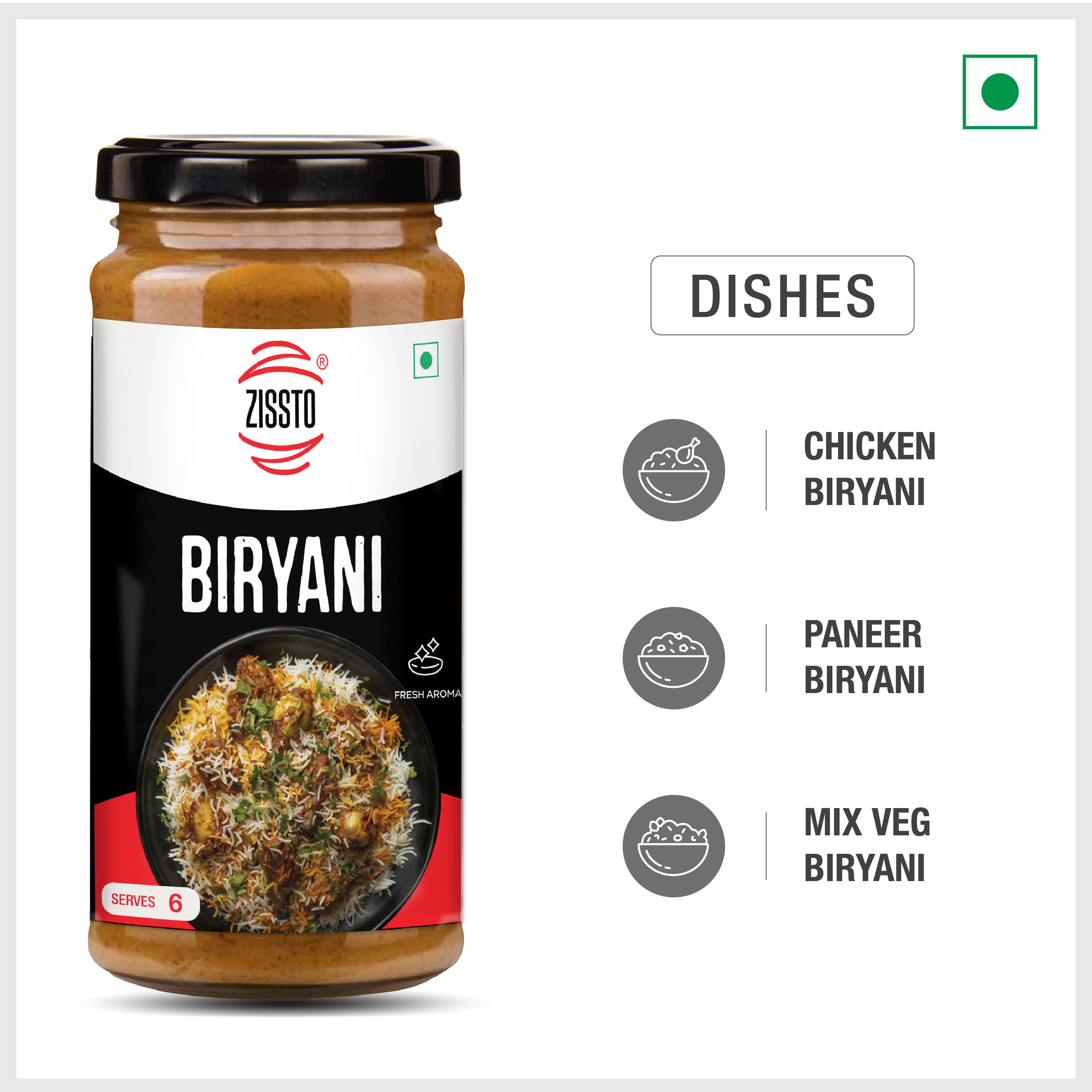 Zissto Biryani Gravy - 250gms (Serves 8-10)