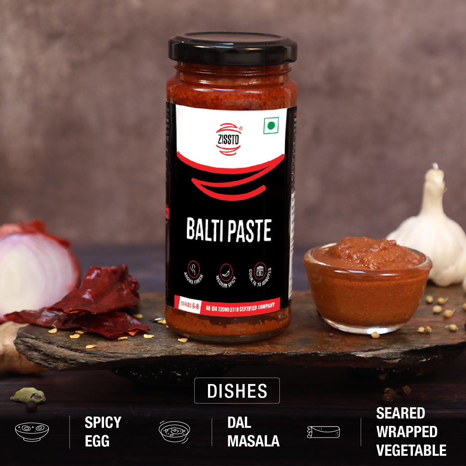 Zissto Balti Paste - 250gms (Serves 6-8)