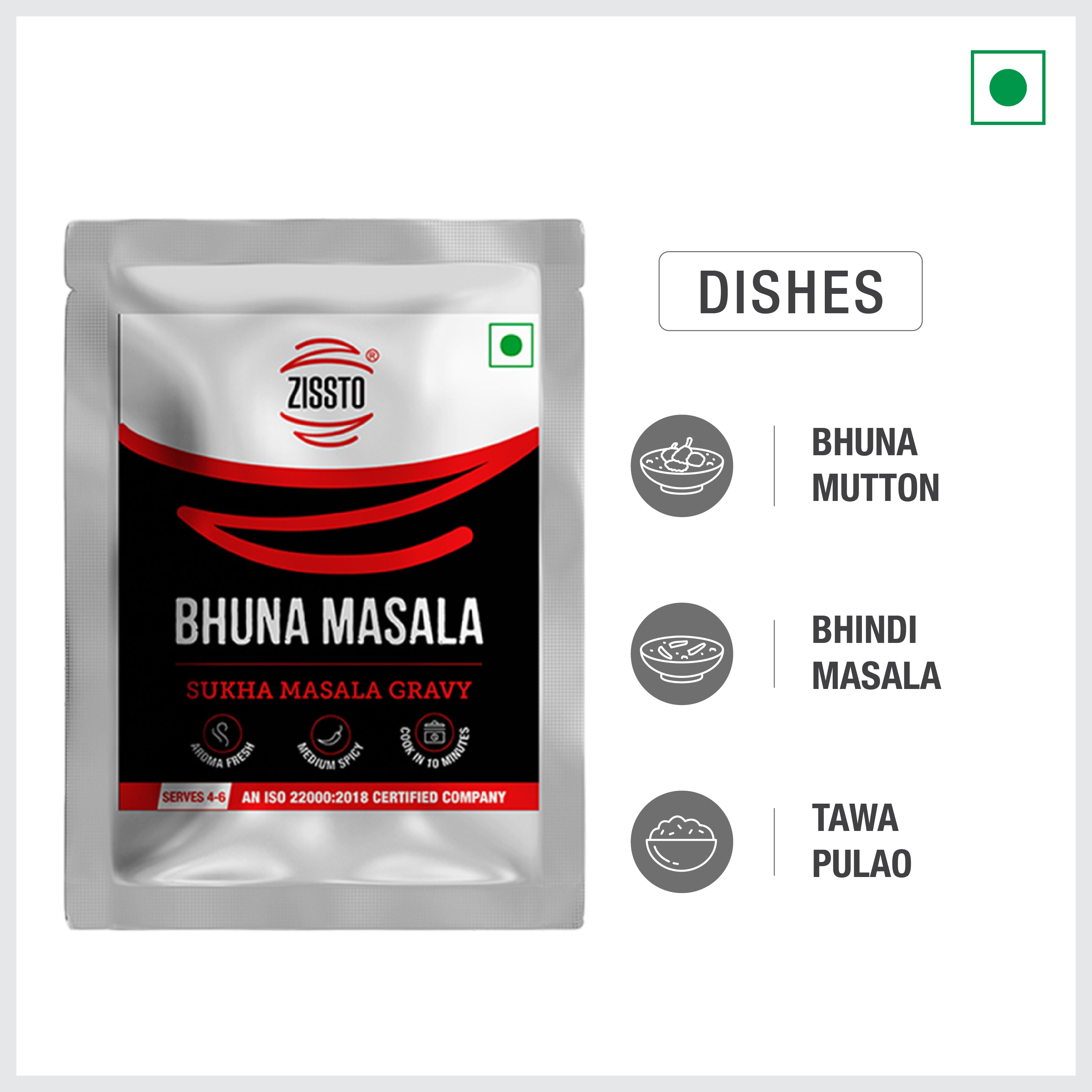 Zissto Bhuna Masala Gravy - 200gms (Serves 4-5)