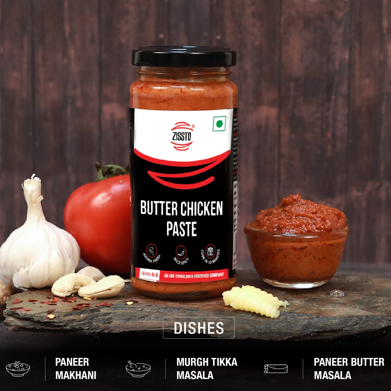 Zissto Butter Chicken Paste - 250gms (Serves 6-8)
