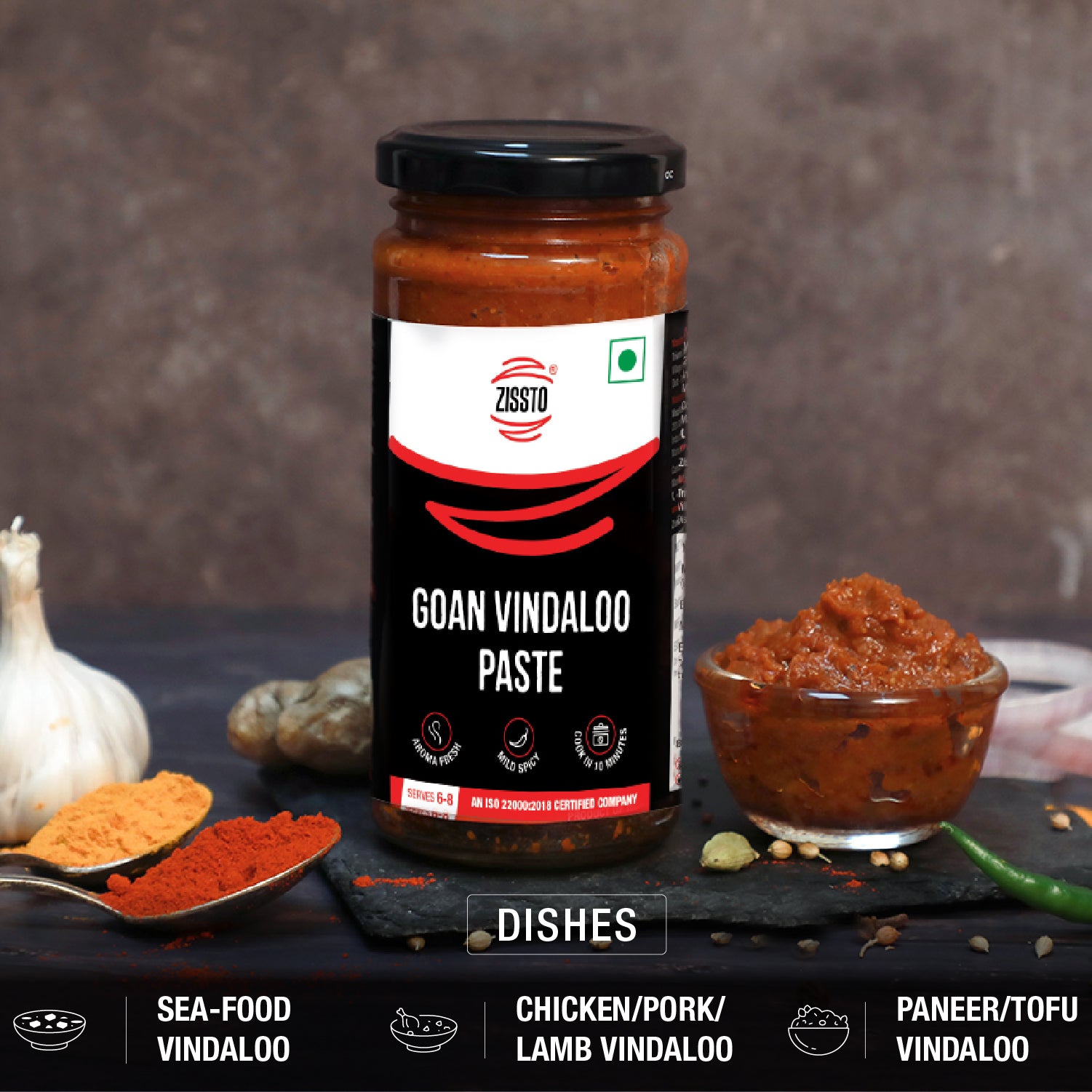 Zissto Goan Vindaloo - 250gms (Serves 6-8)
