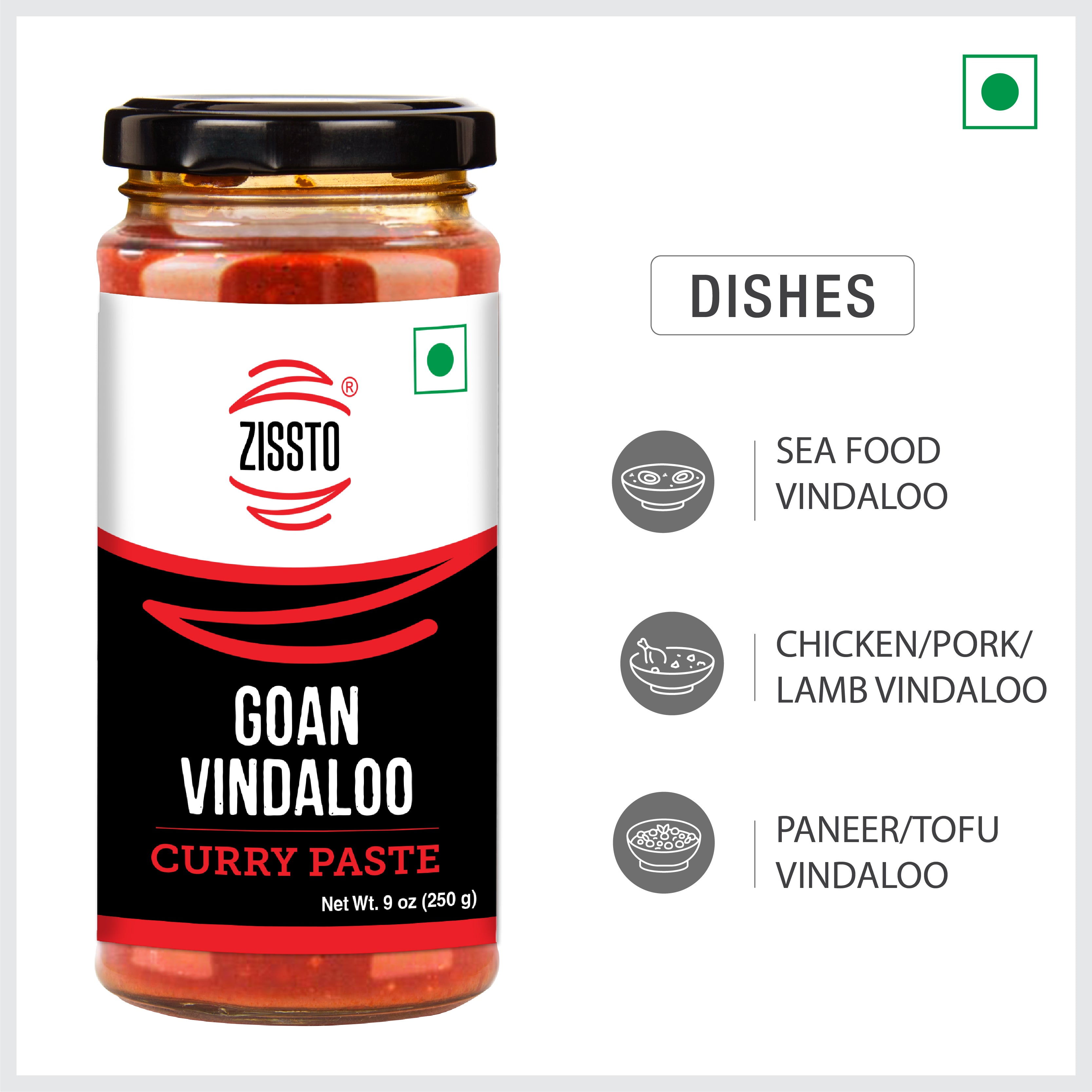 Zissto Goan Vindaloo - 250gms (Serves 6-8)