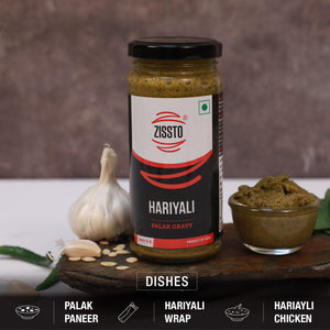 Zissto Hariyali Cooking Gravy - 250gms (Serves 6-8)