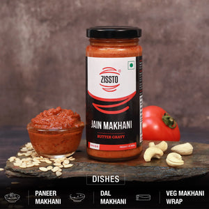 Zissto Jain Makhani Cooking Gravy - 250gms (Serves 6-8)