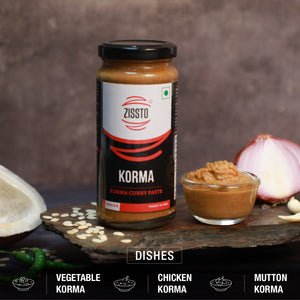 Zissto Korma Gravy - 250gms (Serves 6-8)