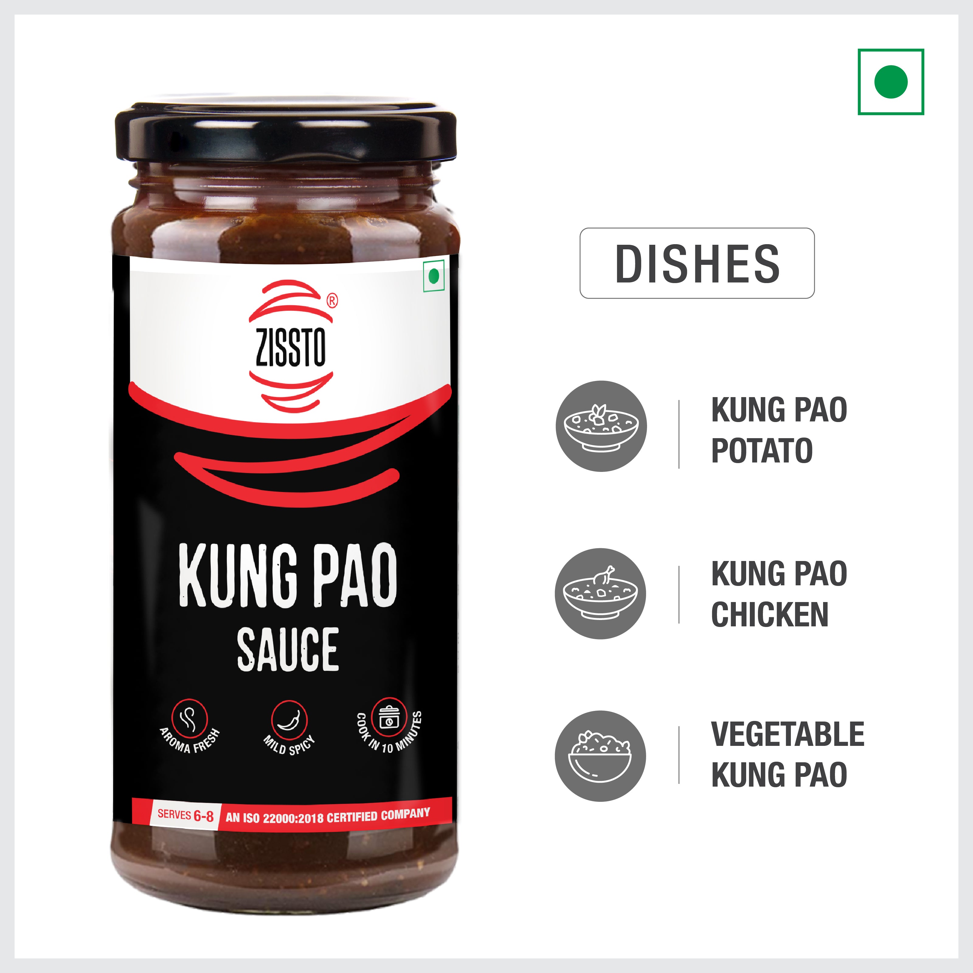 Zissto Kung Pao Cooking Gravy - 250gms (Serves 6-8)