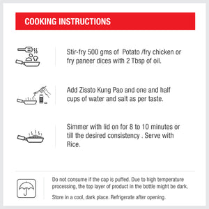 Zissto Kung Pao Cooking Gravy - 250gms (Serves 6-8)