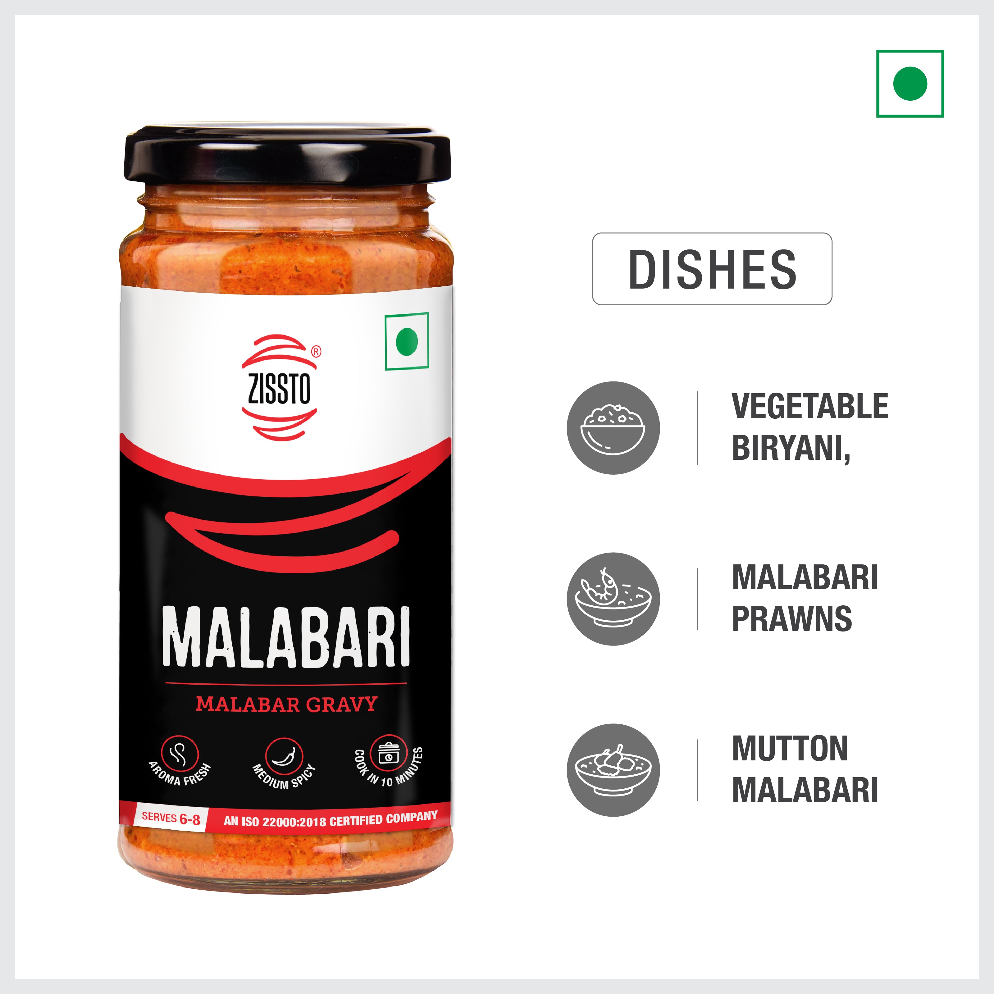 Zissto Malabari Cooking Gravy - 250gms (Serves 6-8)