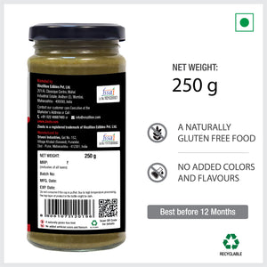 Zissto Mint Coriander Chutney - 250gms (Serving Size-17g)