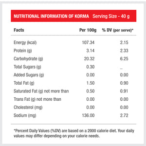 Zissto Korma Gravy - 200gms (Serves 4-5)