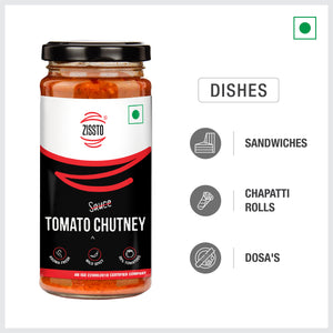 Zissto Tomato Chutney - 250gms (Serving Size-10g))
