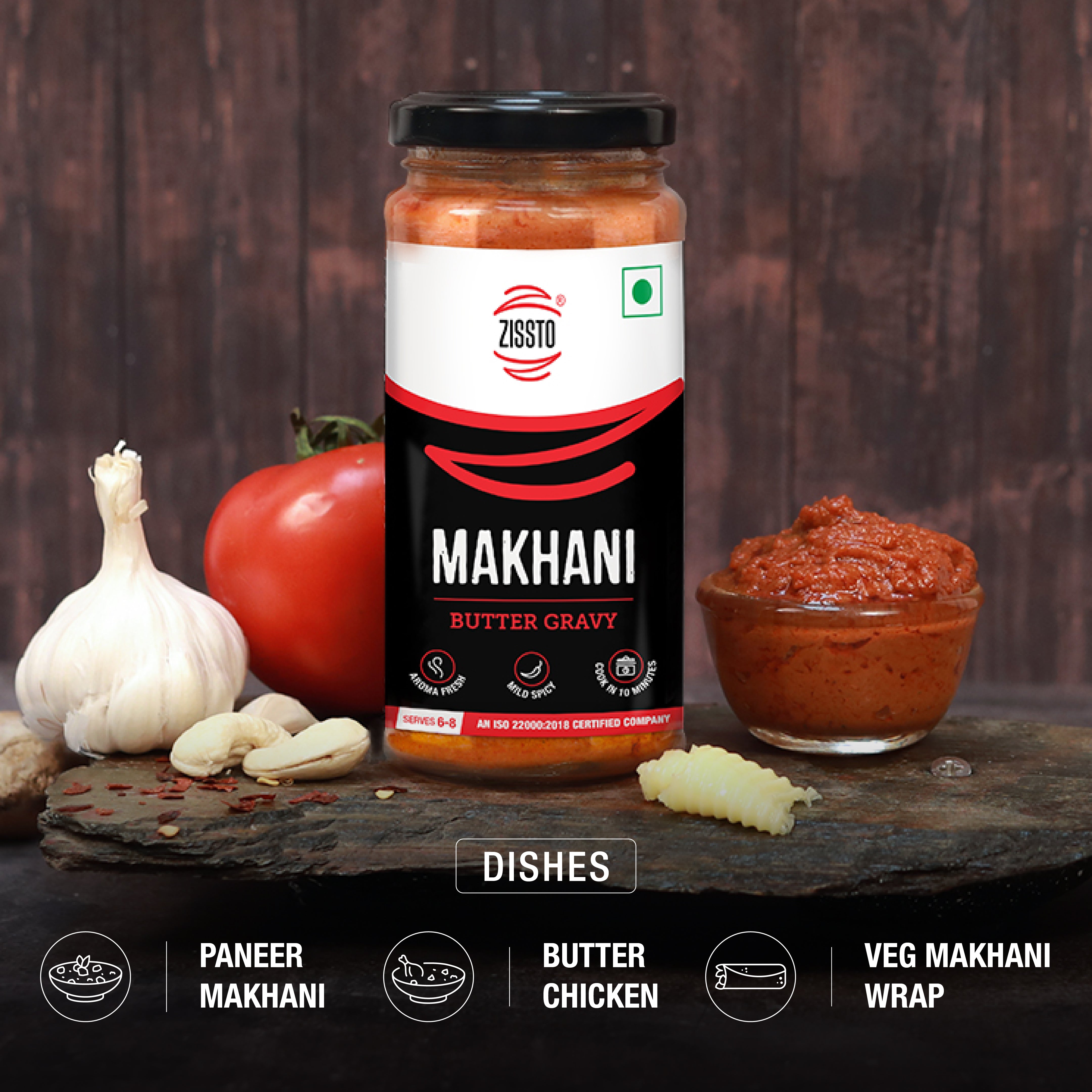 Zissto Makhani Cooking Gravy - 250gms (Serves 6-8)